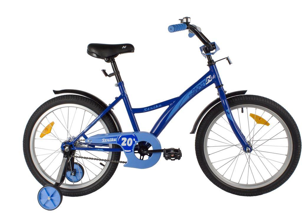 Велосипед NOVATRACK 20 quot; STRIKE синий, тормоз нож, крылья корот, защита А-тип (203STRIKE.BL22) - фото 9 - id-p203214965