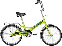 Велосипед NOVATRACK 20 quot; складной, TG-20 classic 1.0, зеленый, тормоз нож, двойной обод, багажник