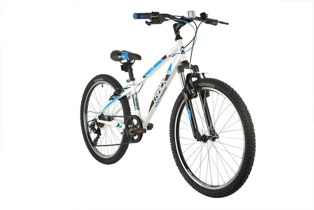 Велосипед NOVATRACK 24 quot; EXTREME 6.V белый, стальная рама 12 quot;, 6 скор., Shimano TZ500/Microshift - фото 2 - id-p203214988