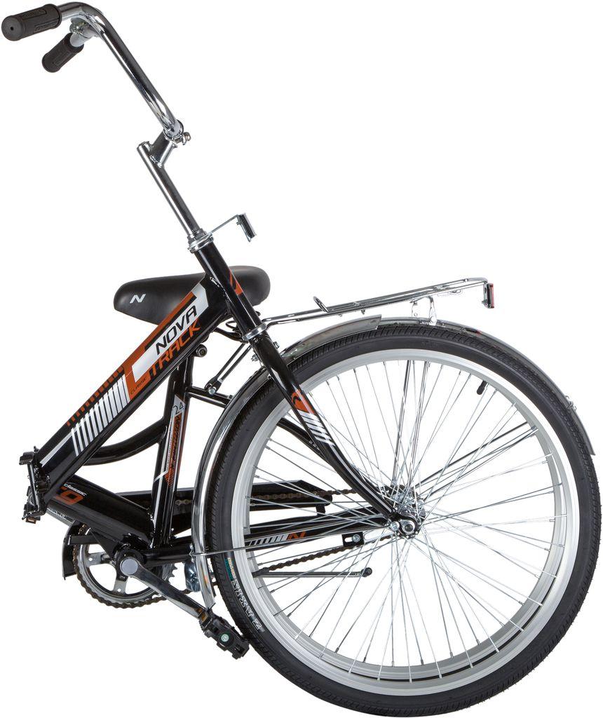 Велосипед NOVATRACK 24 quot; TG-24 classic 1.0 складной, TG, черный, тормоз нож, двойной обод, багажник, - фото 7 - id-p203214996