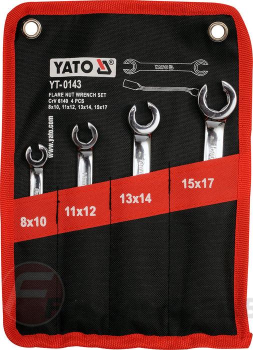 YT-0143 Набор разрезных ключей 4 пр, YATO - фото 1 - id-p203220216