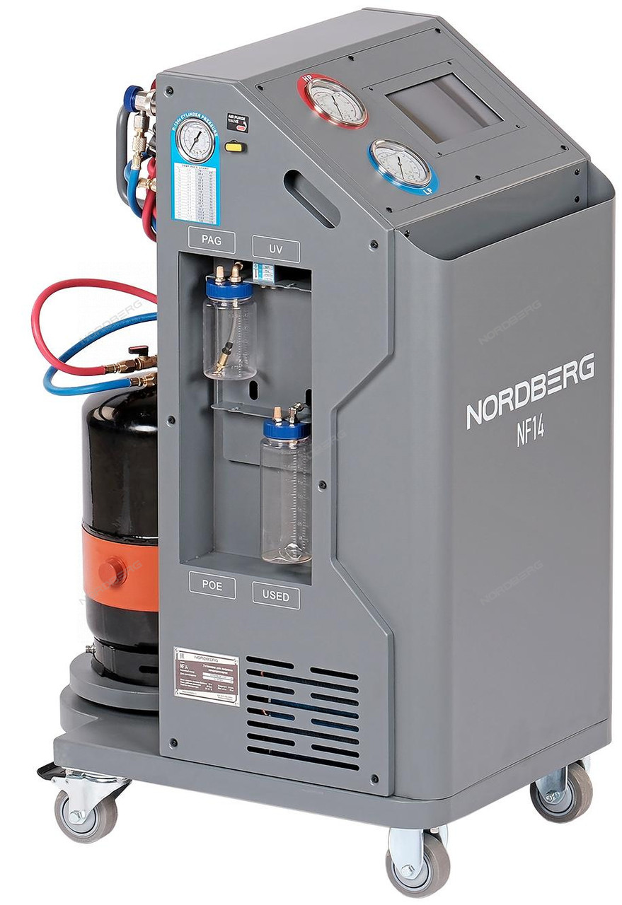 Установка автомат для заправки автомобильных кондиционеров NORDBERG NF14 - фото 2 - id-p203229357