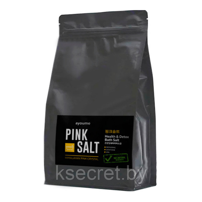 Соль для принятия ванны Ayoume Pink Salt гималайская розовая соль;800 гр - фото 1 - id-p203229708
