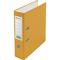 Папка регистратор А4, ПВХ LAMARK, 80 мм, с мет. уголком, жёлтый, арт.AF0600-YL1
