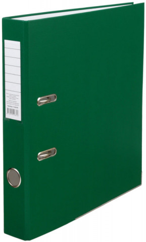Папка-регистратор «Эко» с односторонним ПВХ-покрытием корешок 50 мм, темно-зеленый - фото 2 - id-p203230708