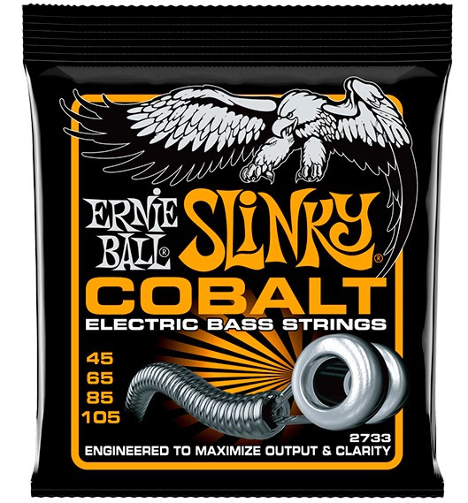 Ernie Ball P02733 Hybrid Slinky Cobalt Комплект струн для бас-гитары, кобальт, 45-105 - фото 1 - id-p203233432