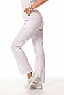 Медицинские брюки, женские (без отделки, цвет белый), фото 2