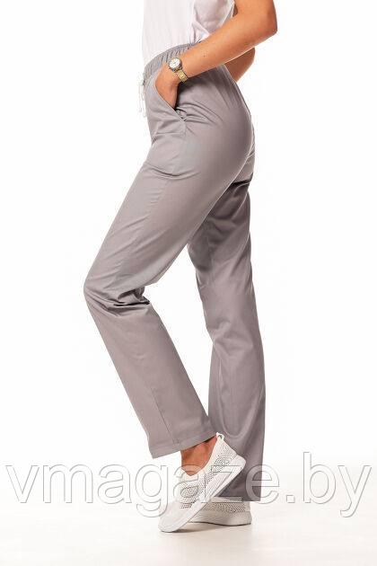 Медицинские брюки, женские(цвет серый) - фото 2 - id-p198366686