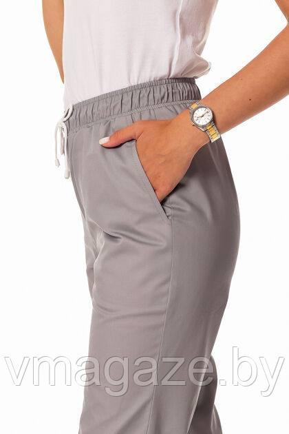 Медицинские брюки, женские(цвет серый) - фото 3 - id-p198366686