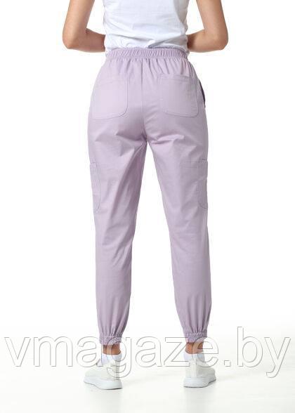Медицинские брюки,джоггеры(цвет лиловый) - фото 2 - id-p198369171