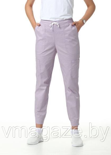 Медицинские брюки,джоггеры(цвет лиловый) - фото 3 - id-p198369171