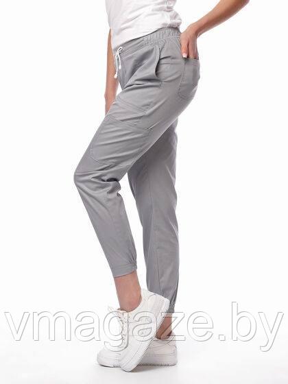 Медицинские брюки,джоггеры(цвет серый) - фото 2 - id-p198368729