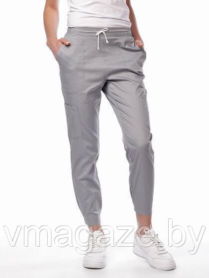Медицинские брюки,джоггеры(цвет серый) - фото 3 - id-p198368729