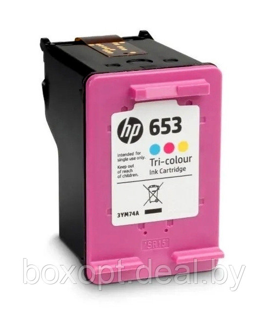 Картридж HP 653 3YM74AE, цветной (Original) - фото 3 - id-p203242453