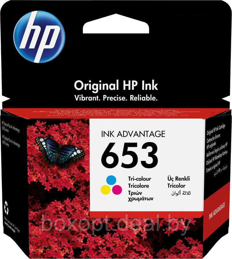 Картридж HP 653 3YM74AE, цветной (Original) - фото 4 - id-p203242453
