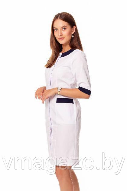 Медицинский халат,женский(цвет белый) - фото 4 - id-p198050597