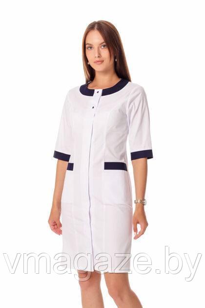 Медицинский халат,женский(цвет белый) - фото 6 - id-p198050597