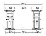 Подъёмник ножничный шиномонтажный г/п 2800 кг. Velyen арт. 4EE1150, фото 3