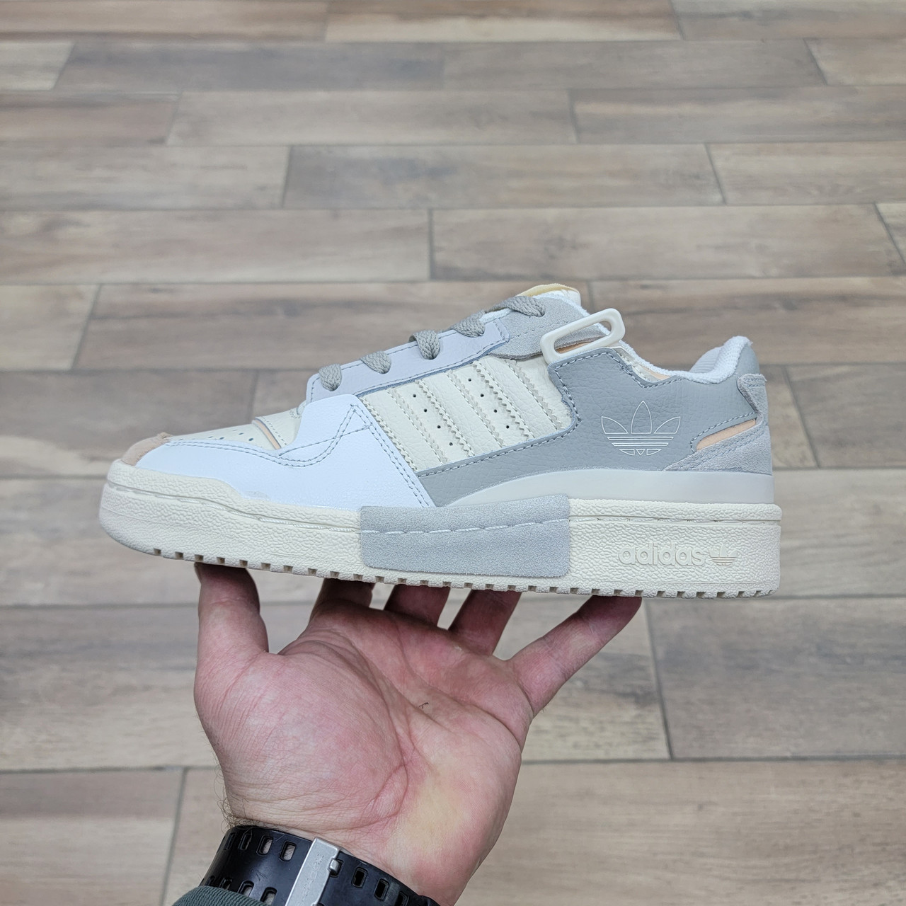 Кроссовки Adidas Forum Exhibit Low Gray Beige