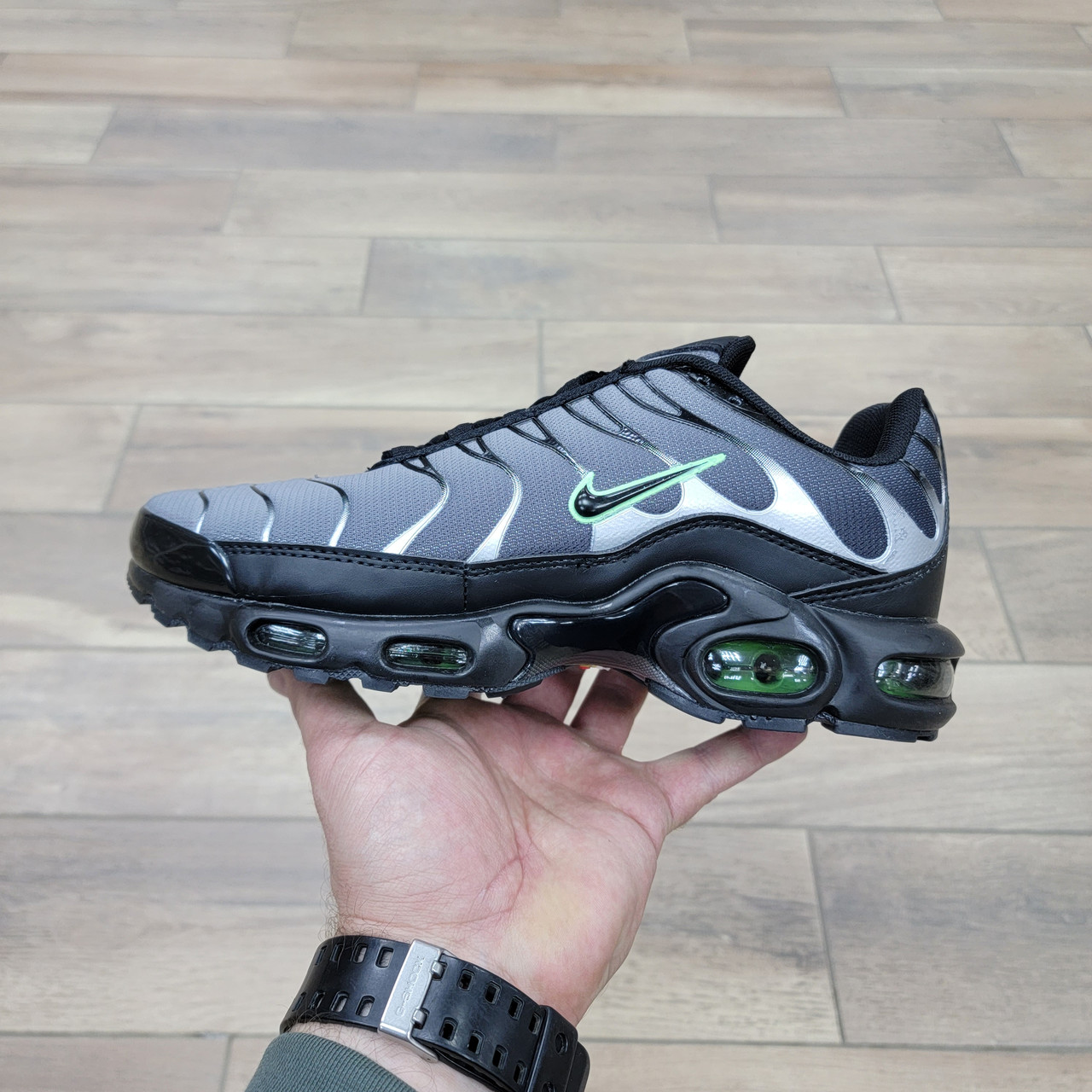 Кроссовки Nike Air Max Plus Tn Gray Green Black