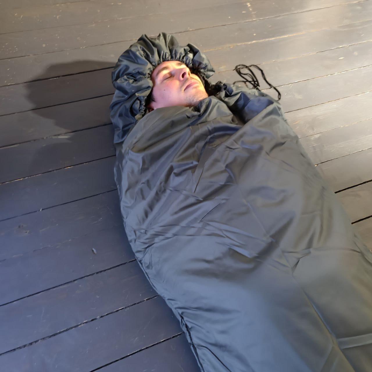 Спальный мешок с подголовником «Big Boy» одеяло Комфорт+ (225*85, до -25С) РБ, цвет Микс Внутренняя ткань- - фото 5 - id-p203251551