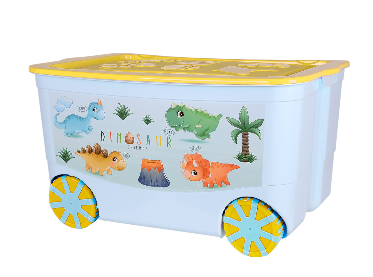 Ящик для игрушек KIDSBOX на колёсах - фото 2 - id-p203251384