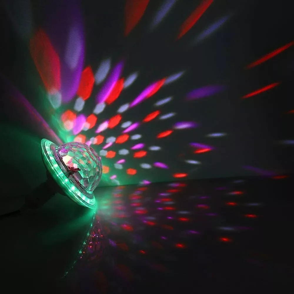 Светодиодный дискошар НЛО в патрон E27 LED UFO Bluetooth Crystal Magic Ball с пультом (6 цветов) - фото 5 - id-p203254830