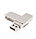 Флеш накопитель Bergamo, USB 2.0, металл, серебро 16GB, фото 2