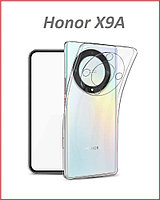 Чехол-накладка для Huawei Honor X9A (силикон) прозрачный с защитой камеры