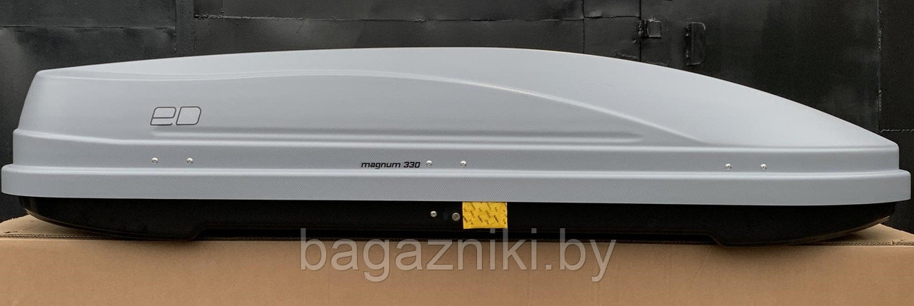 Автобокс Магнум 330 Евродеталь серый карбон (185х60х42см;330л) - фото 2 - id-p176720716