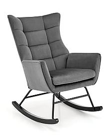 Кресло-качалка Halmar BAZALTO (серый)