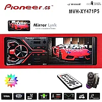 Автомагнитола с экраном 1 DIN Pioneer MVH-XY471P5 MP5 Джойстик, пульт и 7 цветов подсветки Bluetooth, SD/MMC