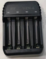 Зарядное устройство ET UZN-4, зарядный ток 0.25А, NiZn/Ni-Cd/Ni-Mh AA и AAA, четыре канала, питание от USB
