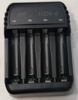 Зарядное устройство ET UZN-4, зарядный ток 0.25А, NiZn/Ni-Cd/Ni-Mh AA и AAA, четыре канала, питание от USB - фото 1 - id-p203265778