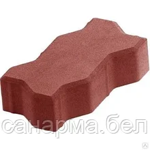 Плитка тротуарная «Волна» 8 см цвет-коричневый, красный, черный