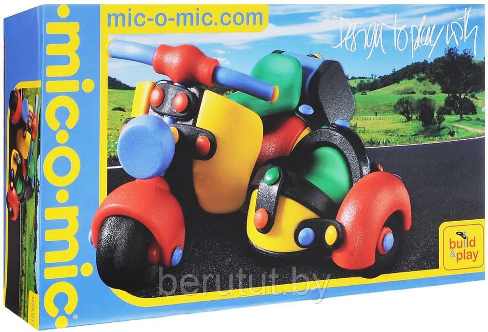 Конструктор детский Мотоцикл с коляской MIC-O-MIC - фото 2 - id-p203267353