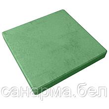 Плитка тротуарная "Квадрат" 8 см цвет-зеленый