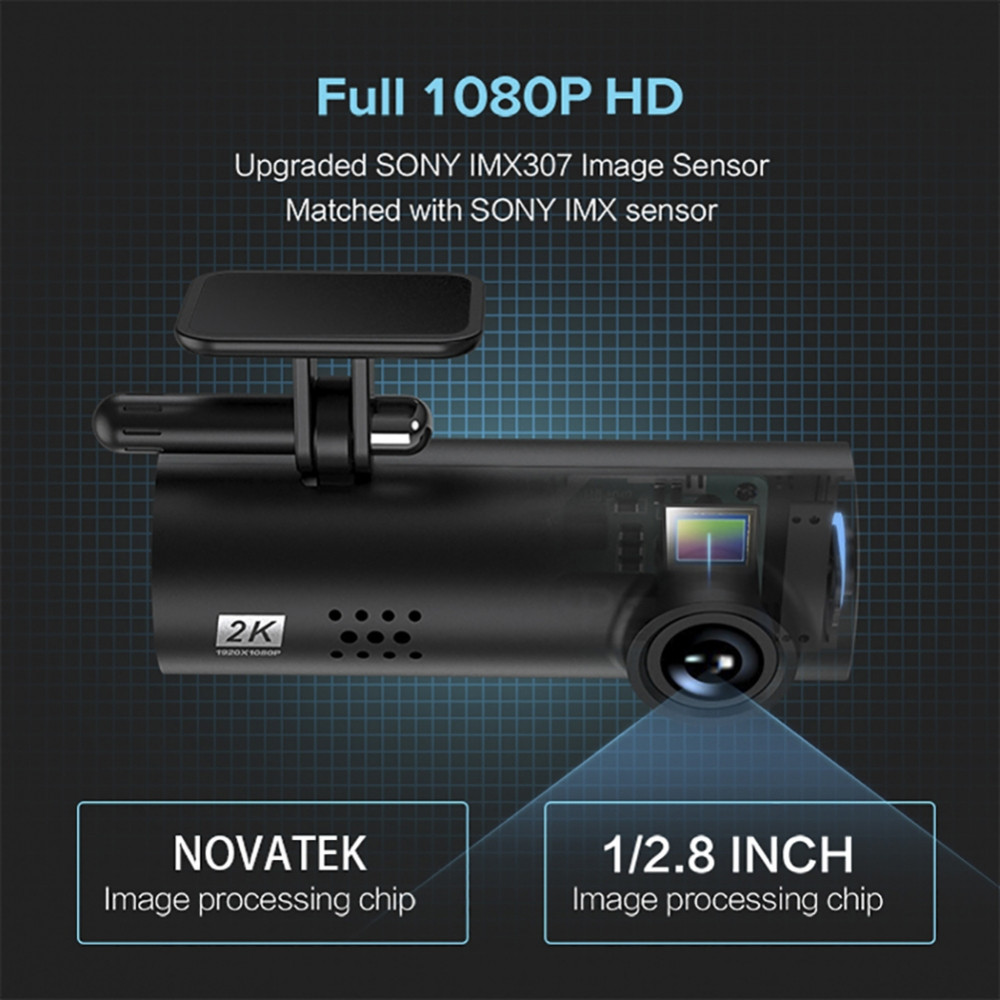 Автомобильный видеорегистратор LF9 Pro (Wi-FI управление, режим день/ночь G-sensor, 1080P) - фото 7 - id-p203274829