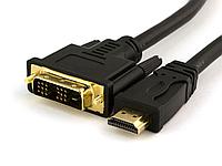 Кабель HDMI to DVI-D (19M -25M) 2м, TV-COM