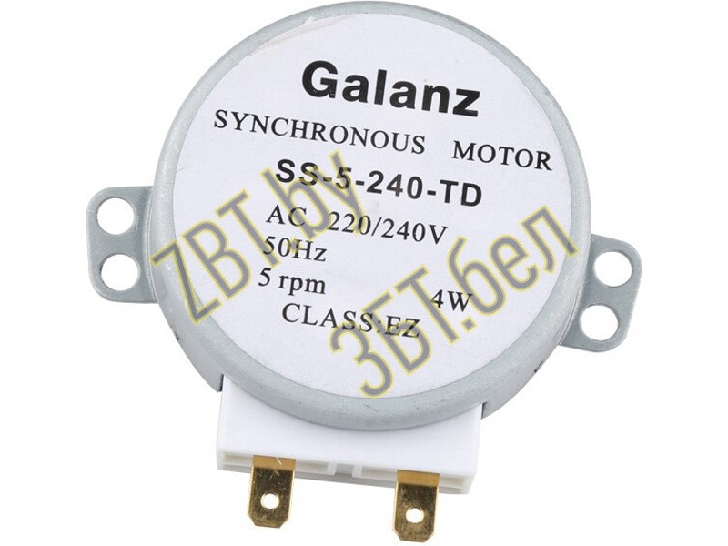 Мотор поддона для микроволновой печи Galanz SS-5-240-TD (220v, 5rpm, 4w) - фото 1 - id-p203293831
