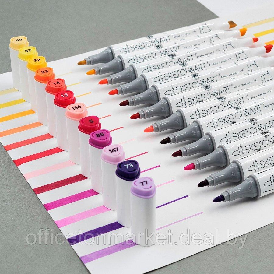 Набор двусторонних маркеров для скетчинга "Sketch&Art", 36 цветов - фото 3 - id-p203293929