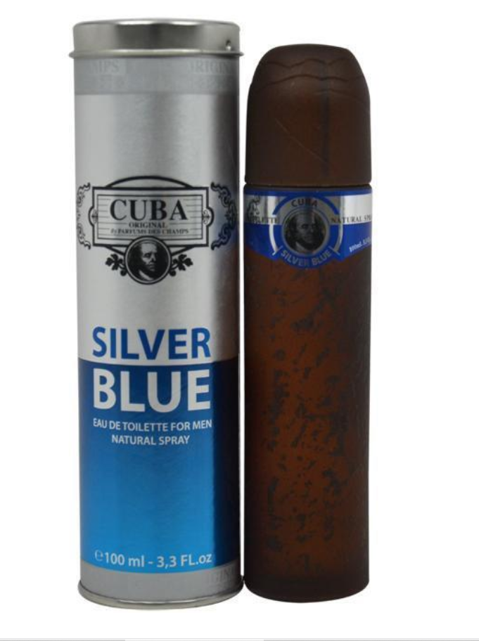 Туалетная вода для мужчин "Cuba Silver Blue" (100 мл) Guy Alari - фото 1 - id-p203297425