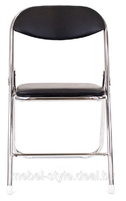 Складной стул ЭЛЕГАНТ хром для посетителей и дома, кресло ELEGANT Chrome кож/зам V - - фото 3 - id-p203297818