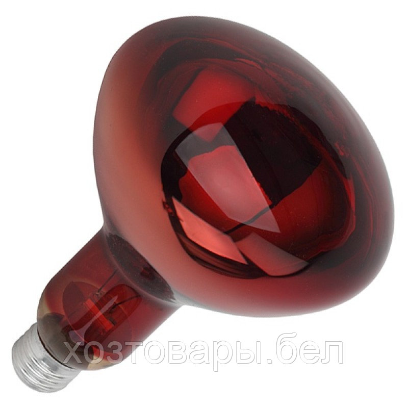 Лампа инфракрасная зеркальная красная 250Вт 220V R127 (Е27) ИКЗК - фото 1 - id-p202879482