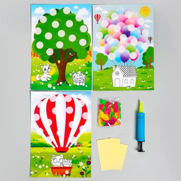 Аппликации воздушными шариками Школа талантов Дом, шар, дерево - фото 2 - id-p203318135