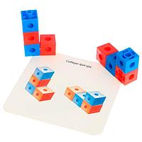 Кубики-конструктор с заданиями IQ-ZABIAKA Логика и внимание