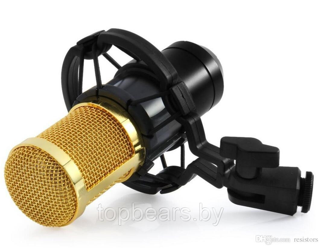 Студийный микрофон для домашней звукозаписи, караоке, стриминга и блогинга BM-800 в комплекте с микшерным - фото 6 - id-p179794815