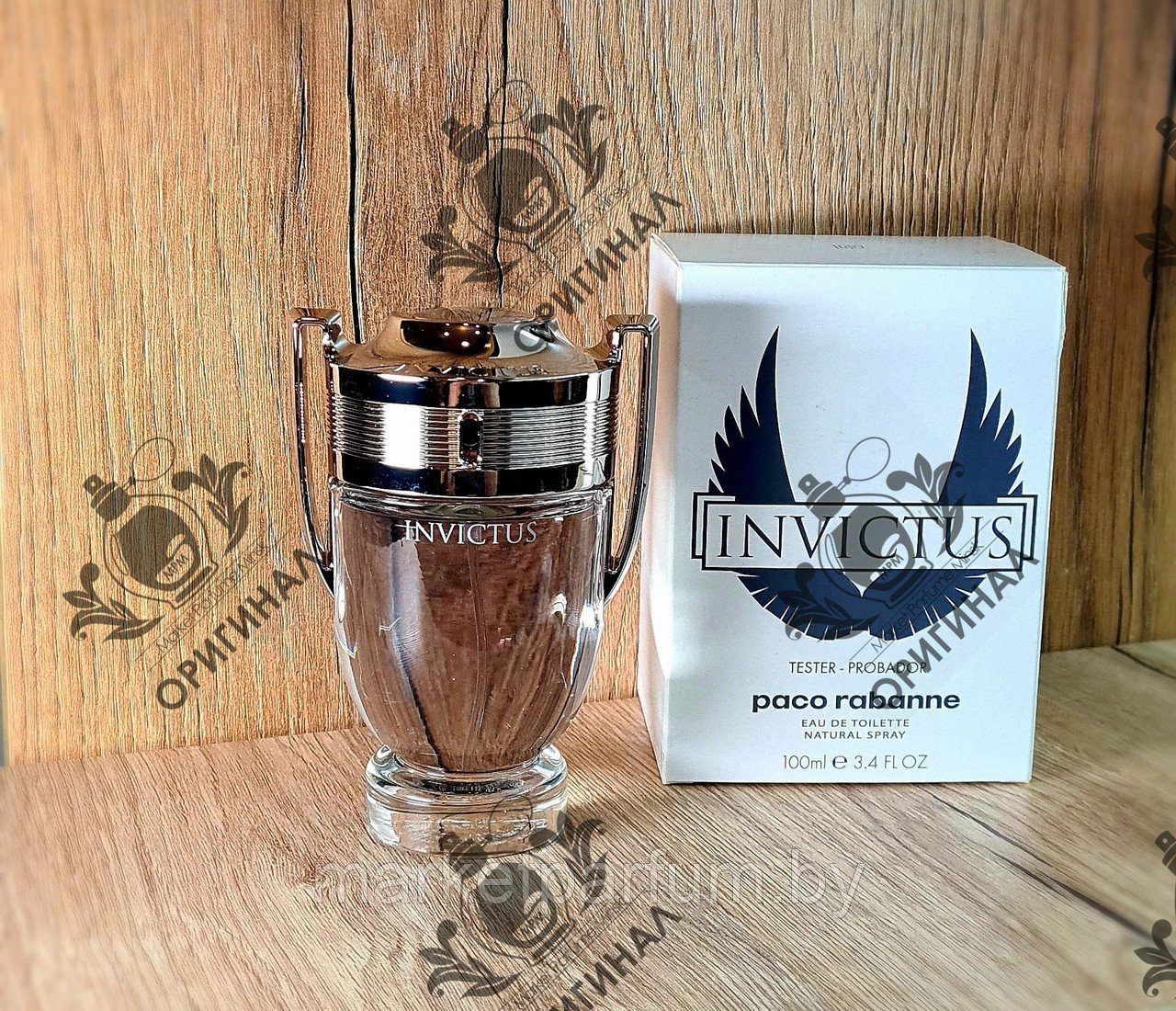 100мл PACO RABANNE Invictus (Оригинал,Tester) мужской парфюм