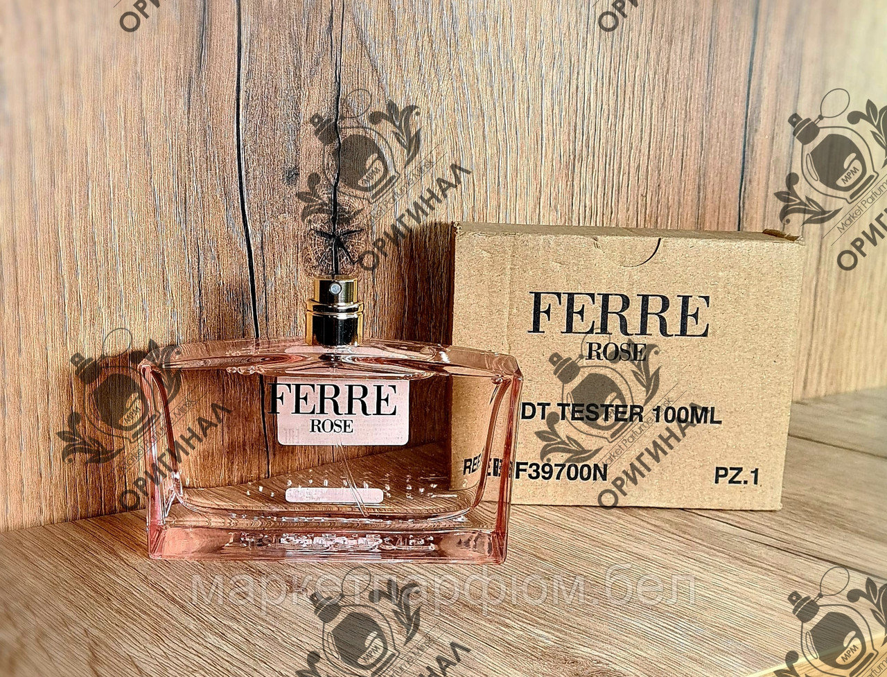 100мл GIANFRANCO FERRE Ferre Rose (Оригинал,Tester) женский парфюм - фото 1 - id-p203321952