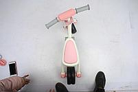 Детский трехколесный Беговел+велосипед Bubago Flint Белый-розовый BG-F-109-4, фото 5